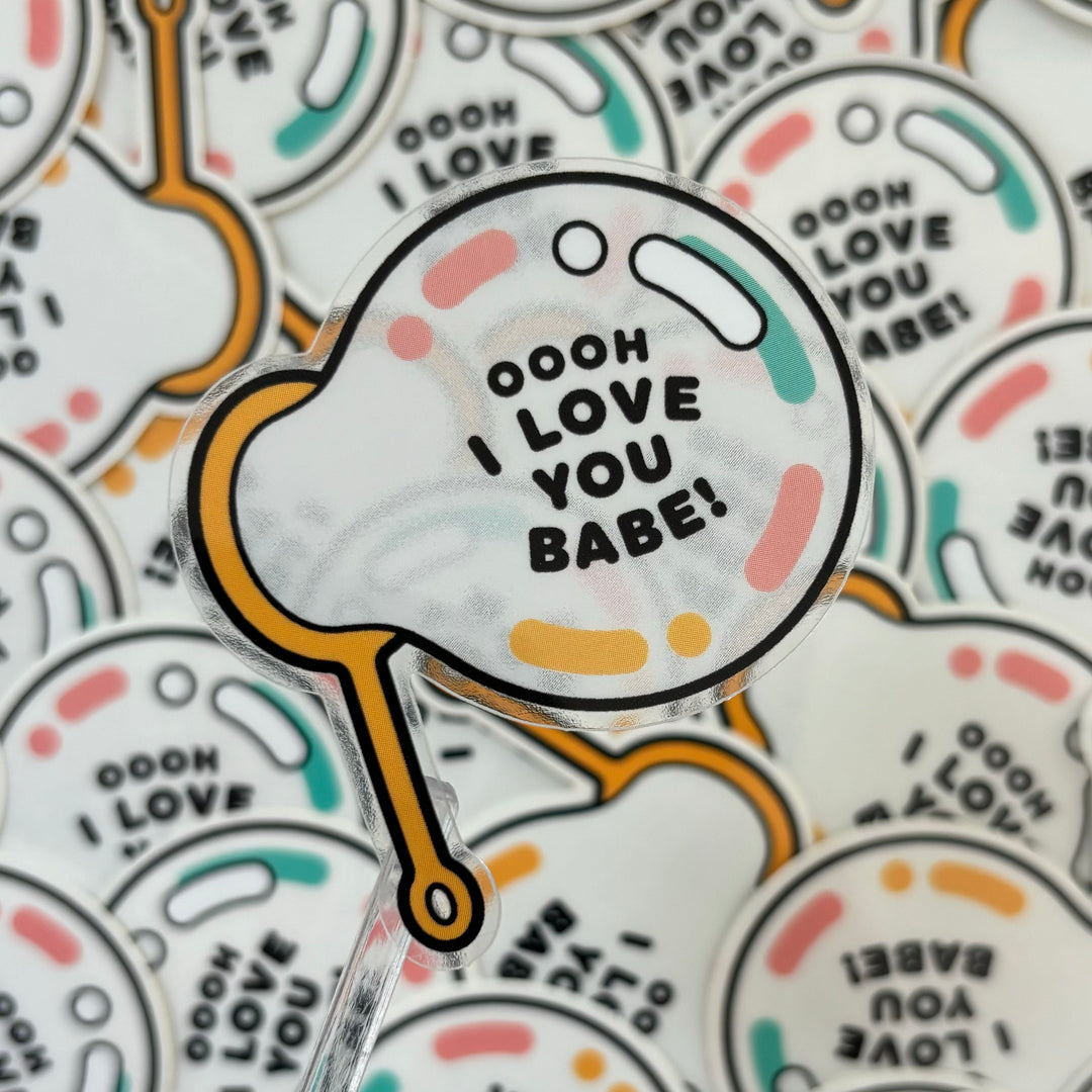 SGMB Bubble Wand Transparent Sticker