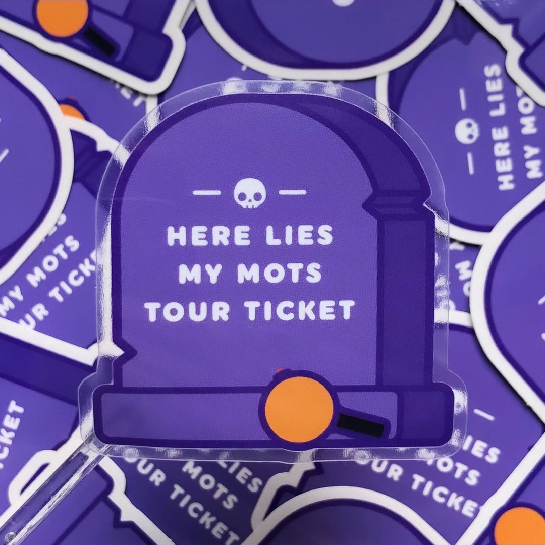 MOTS Tour Tombstone Sticker