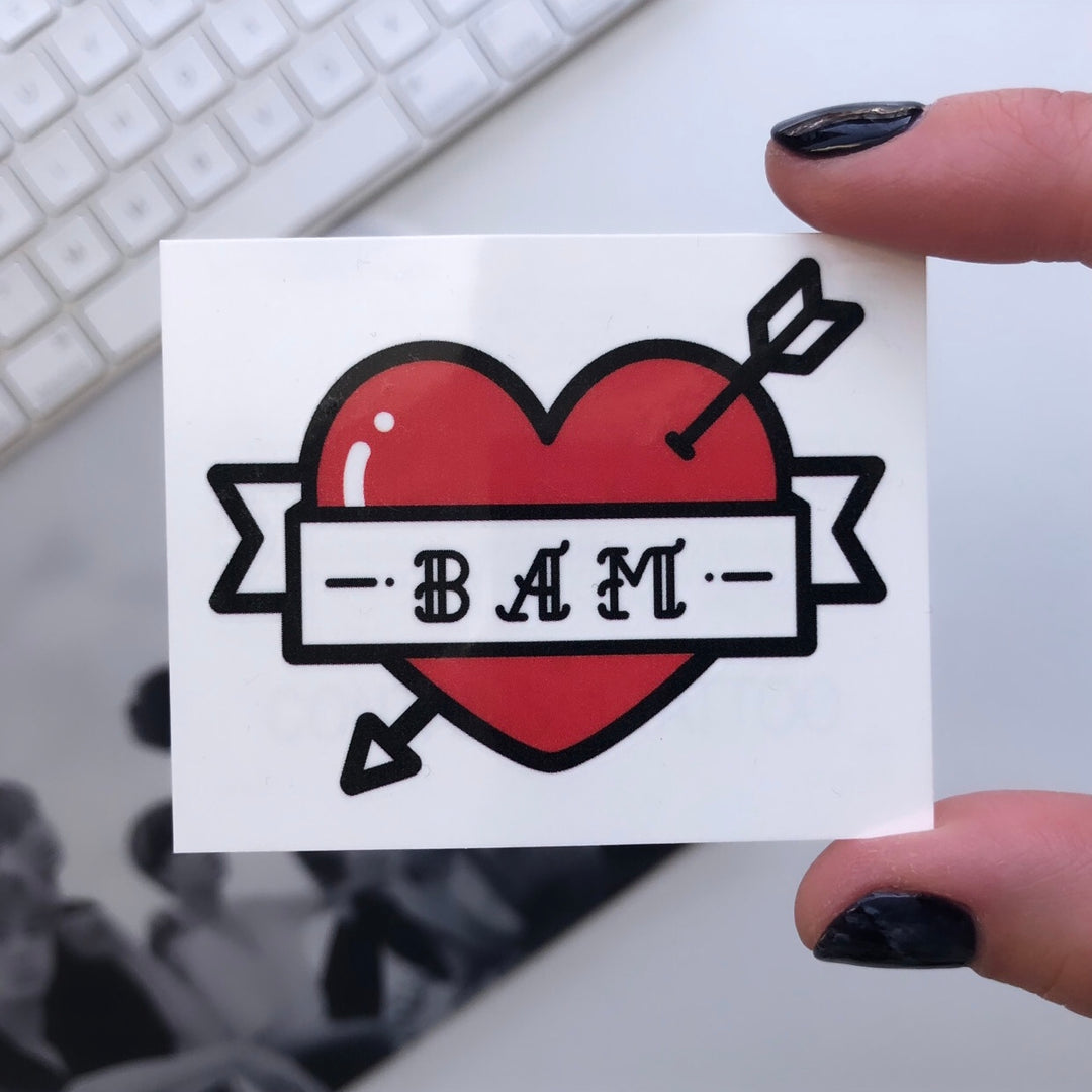 Bam Temporary Tattoo