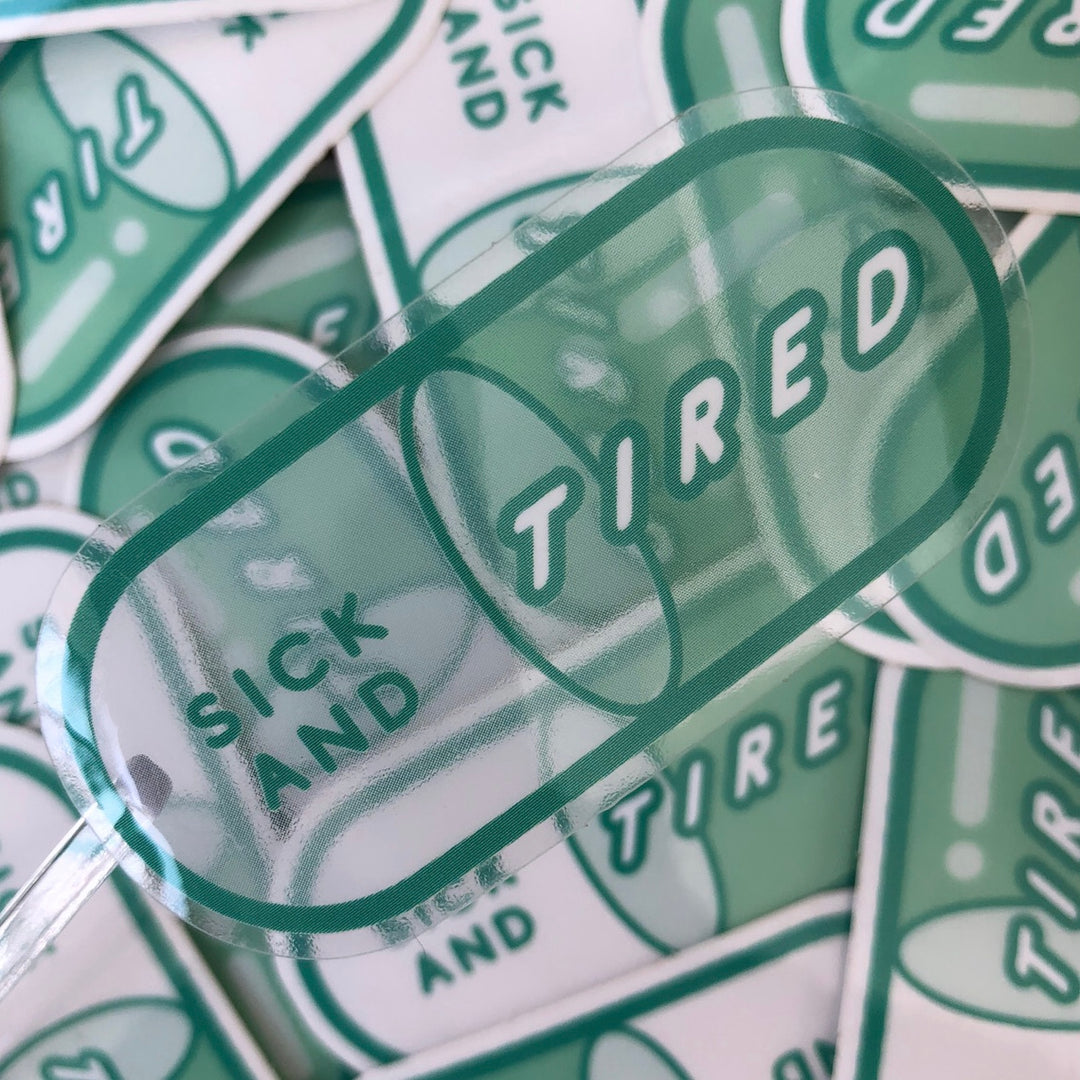 Dis-ease Transparent Sticker