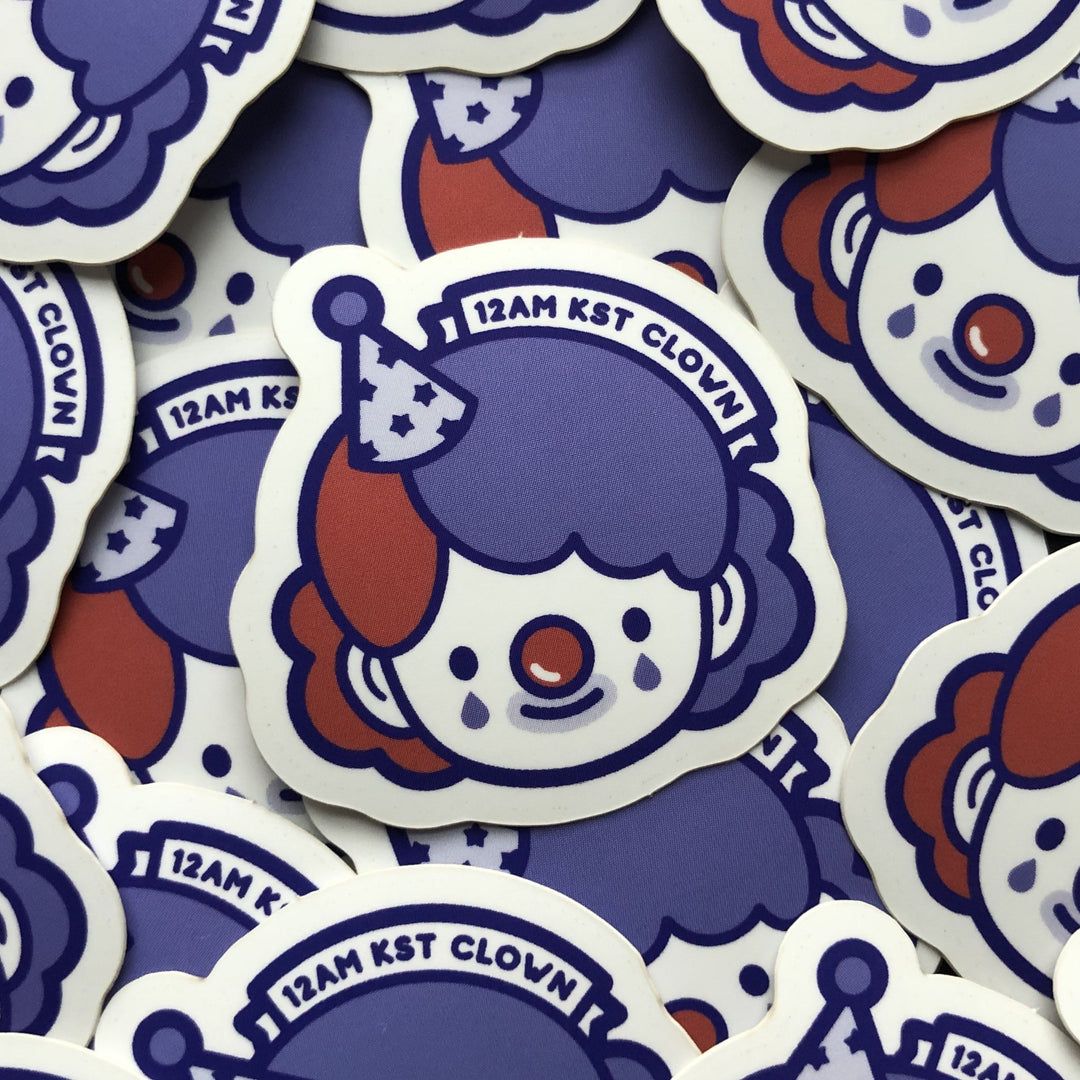 12am KST Clown Sticker