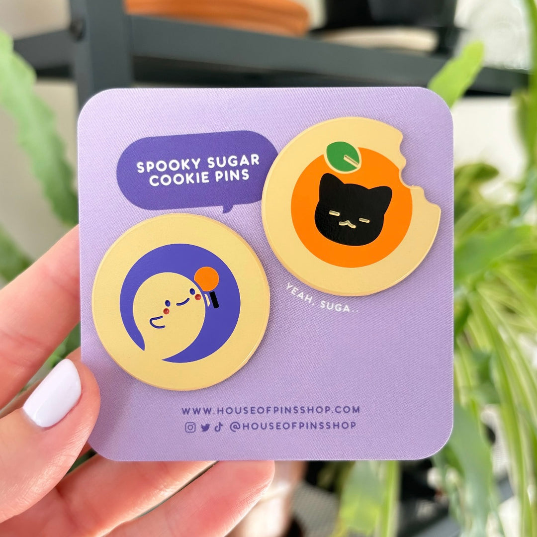 Spooky Sugar Cookie Pins
