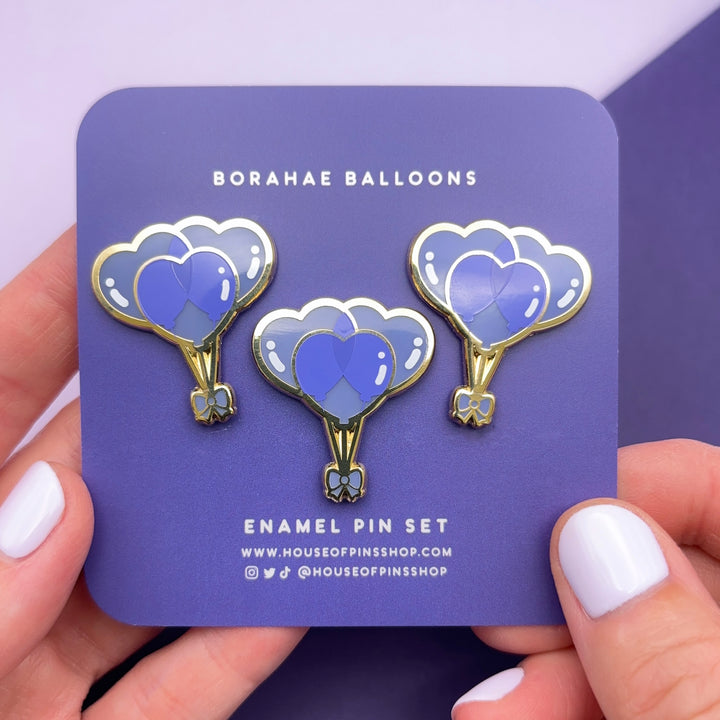 Borahae Balloons Mini Pins/Board Fillers (Set of 3)
