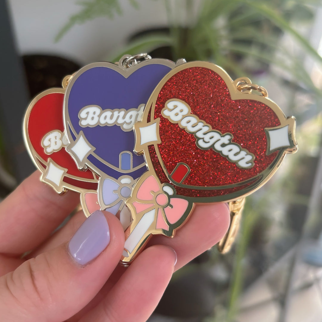 Heart Lollipop/For Youth Keychain (Red Version)