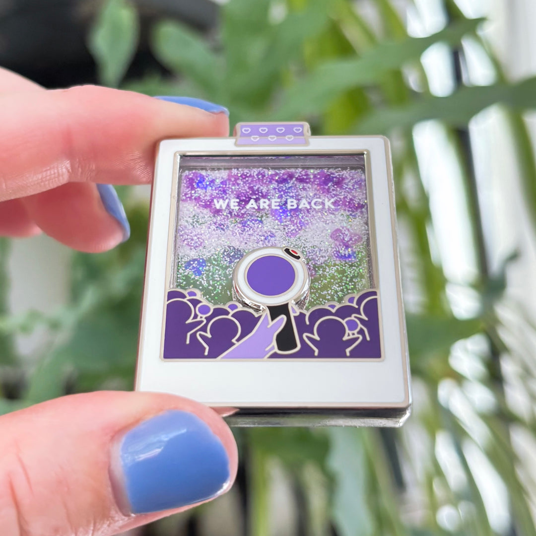 Concert Confetti Interactive Pin