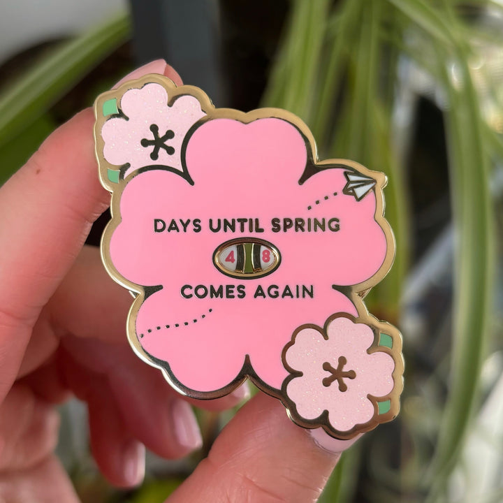 Spring Day Interactive Countdown Magnet or Pin
