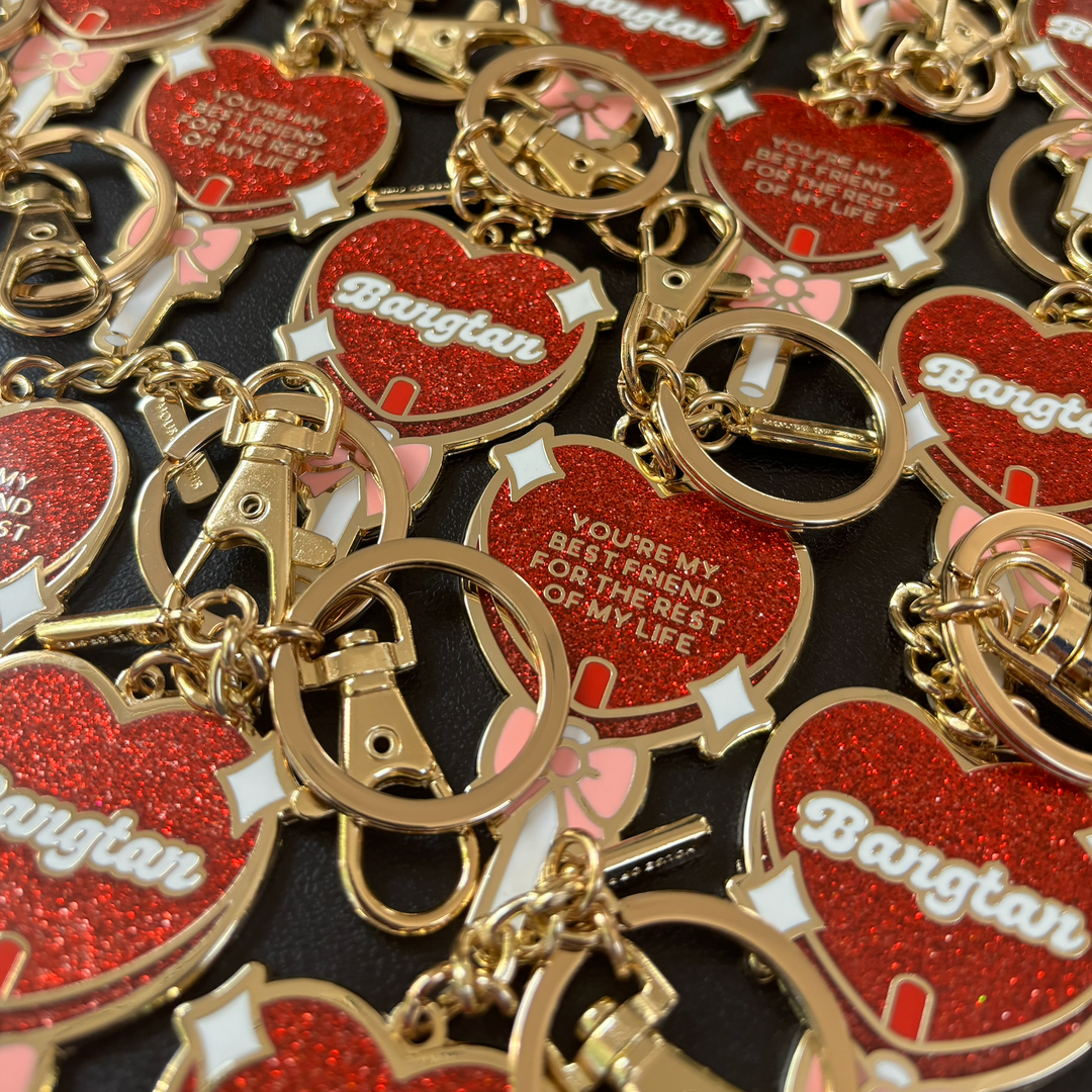 Heart Lollipop/For Youth Keychain (Double-sided)