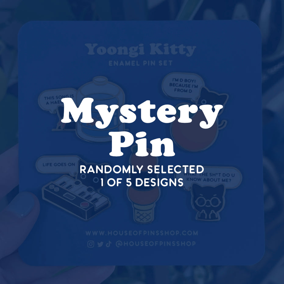 Yoongi Kitty Pins