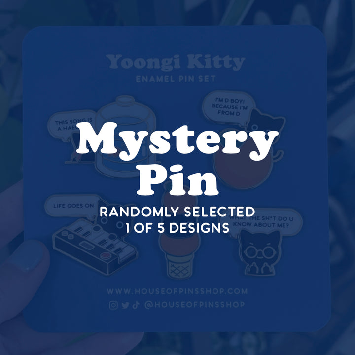 Yoongi Kitty Pins