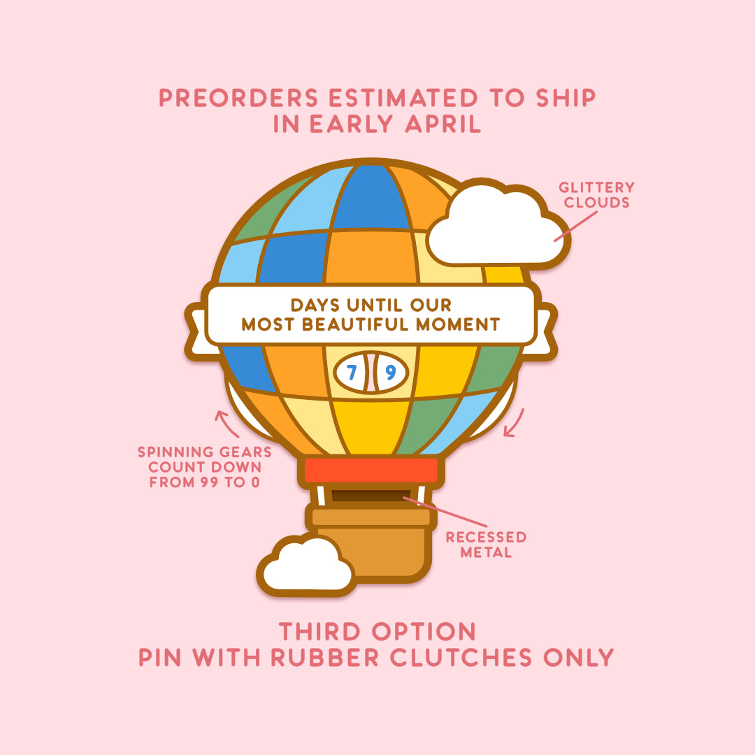 [PREORDER] Young Forever - Interactive Countdown Magnet or Pin