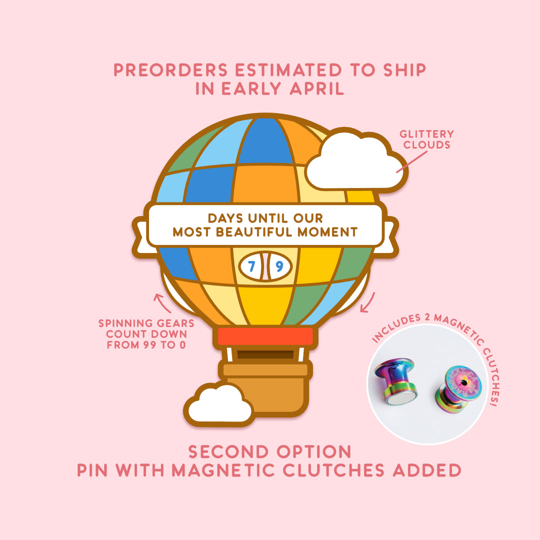 [PREORDER] Young Forever - Interactive Countdown Magnet or Pin