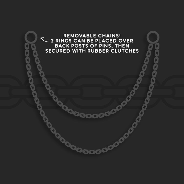 [PREORDER] Hooligan Sword Pin Set (Removable Chains)