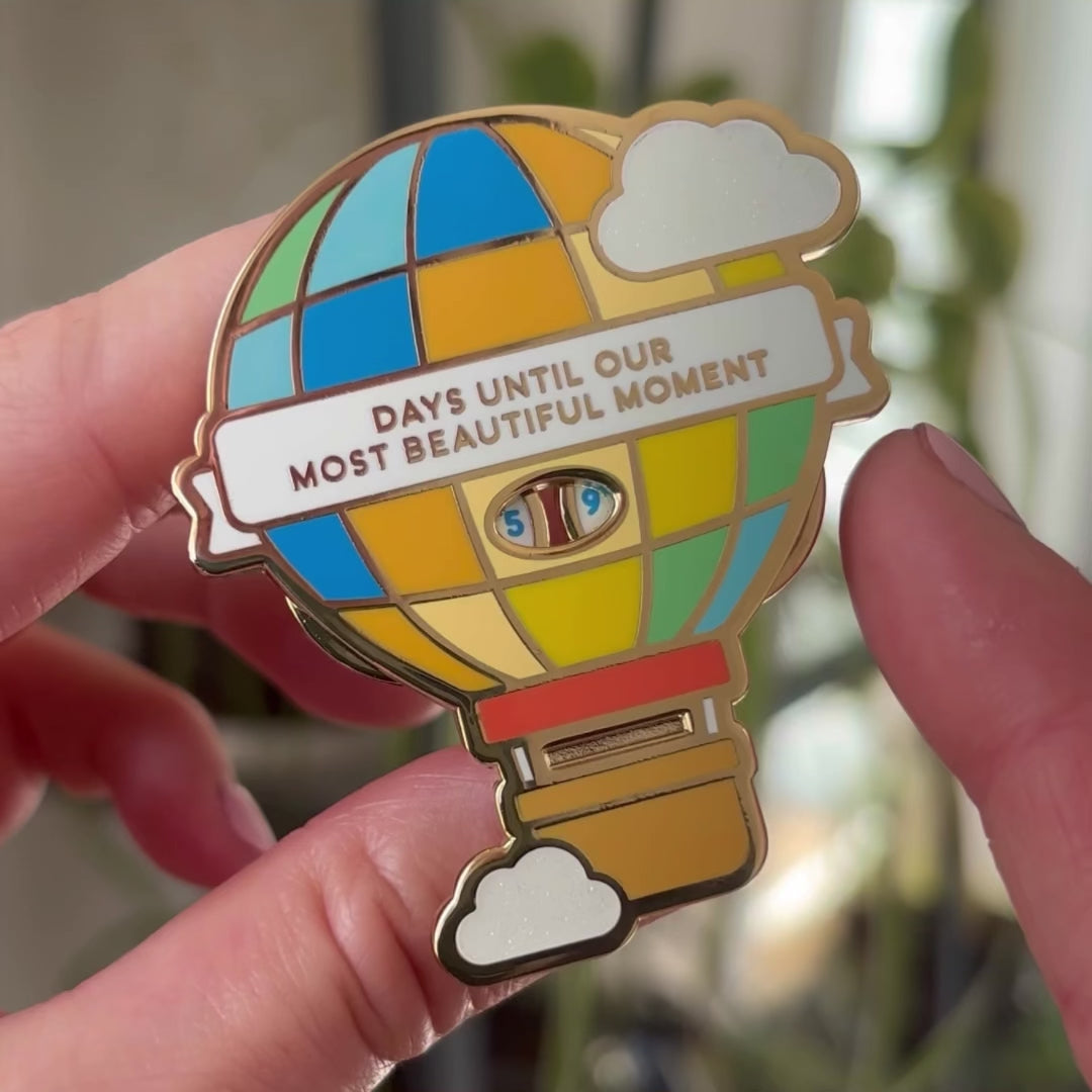 Young Forever Interactive Countdown Magnet or Pin