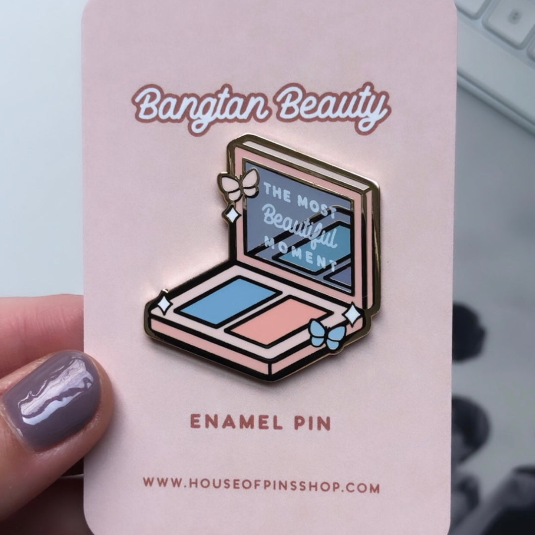 Bangtan Beauty Pins (Gold Version)