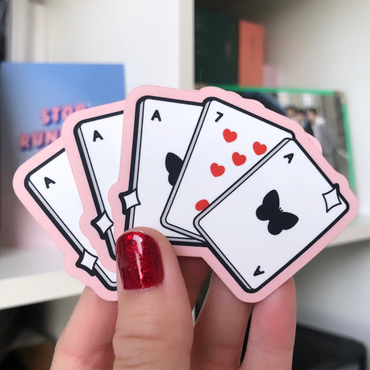 House of Cards Sticker (3 Cards)